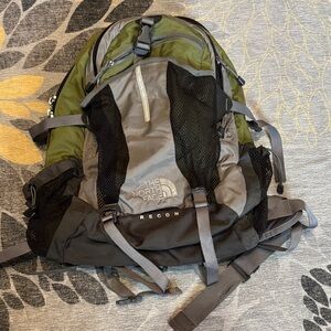 The North Face Recon Olive and Charcoal Backpack—